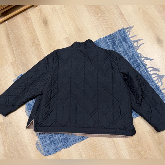 Talbots classic Casual Black Quilted Puffer Jacket plus 3X - Picture 9 of 10